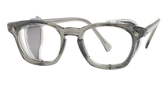GLASSES 46 MM SPATULA SMOKE CLEAR LENS - Clear Lens